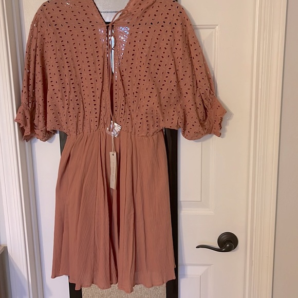 NWOT VICI One With Nature Boho Dress in Clay - Picture 4 of 6